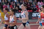 Laura Weightman (GB) and Renata Plis (Poland) lead in the 3000 metres at the European Athletics Team Championships.